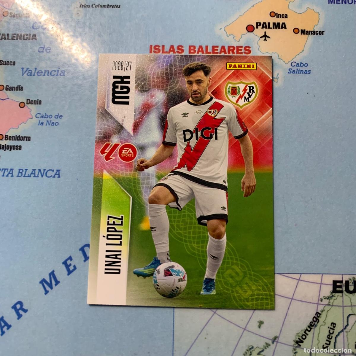 Fu&szlig;ball-Sticker: Unai lopez n&uacute;mero 301 del Rayo Vallecano megacracks 26-27 2026-2027