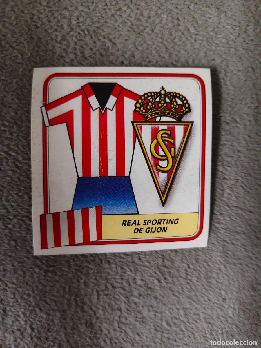Figurine di Calcio: EDICIONES ESTE 89 90 ESCUDO REAL SPORTING DE GIJON 1989 1990 DESPEGADO RECUPERADO ALBUM AAQ