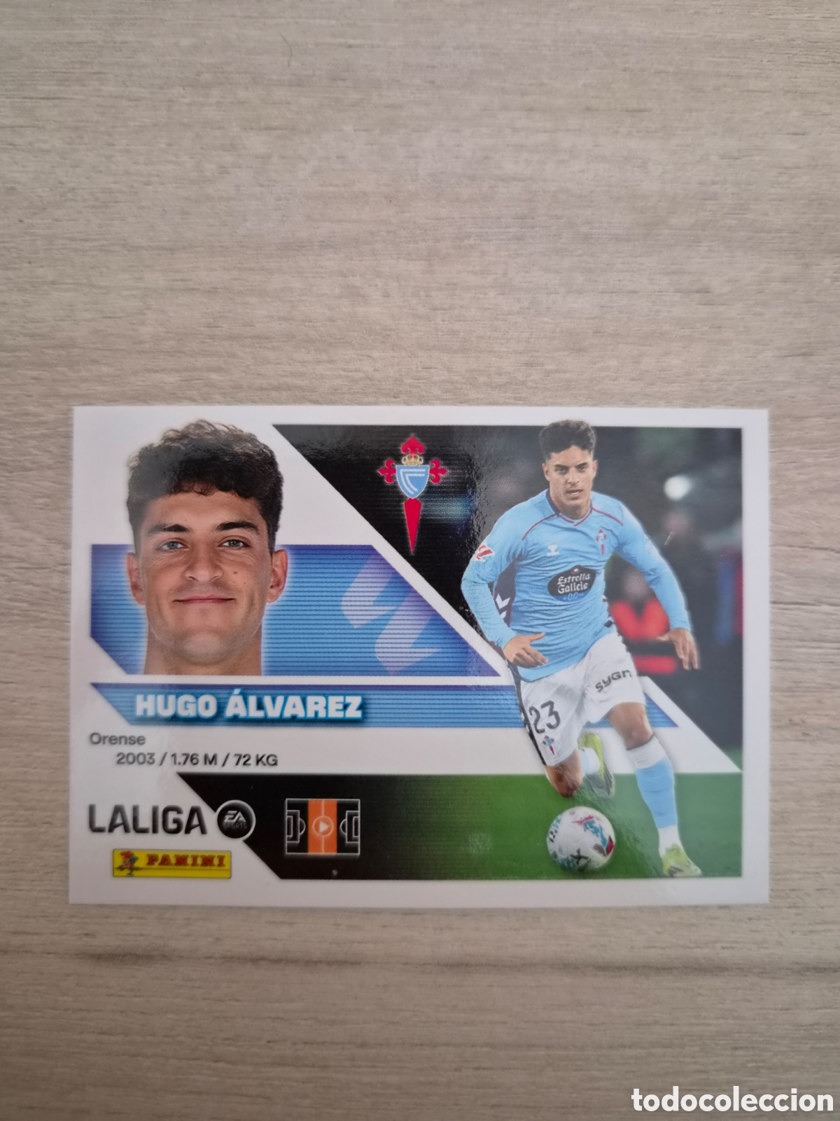 Cartes &agrave; collectionner de Football: N&deg;13 Celta de Vigo Hugo &Aacute;lvarez Liga Este 26/27