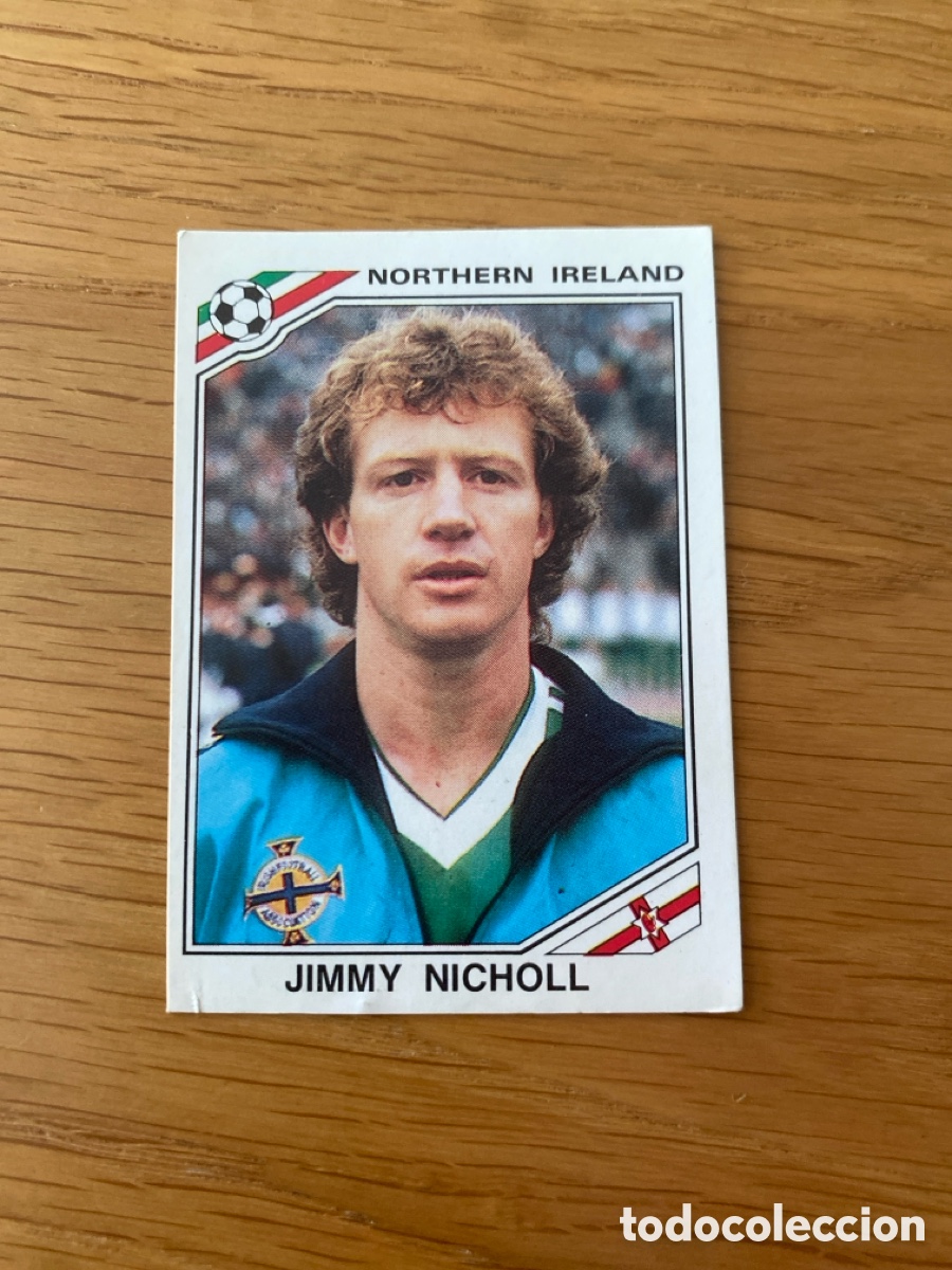 Figurine di Calcio: Cromo panini mundial Mexico 86 n&uacute;mero 277 Nicholl - sticker album world cup Mexico 1986