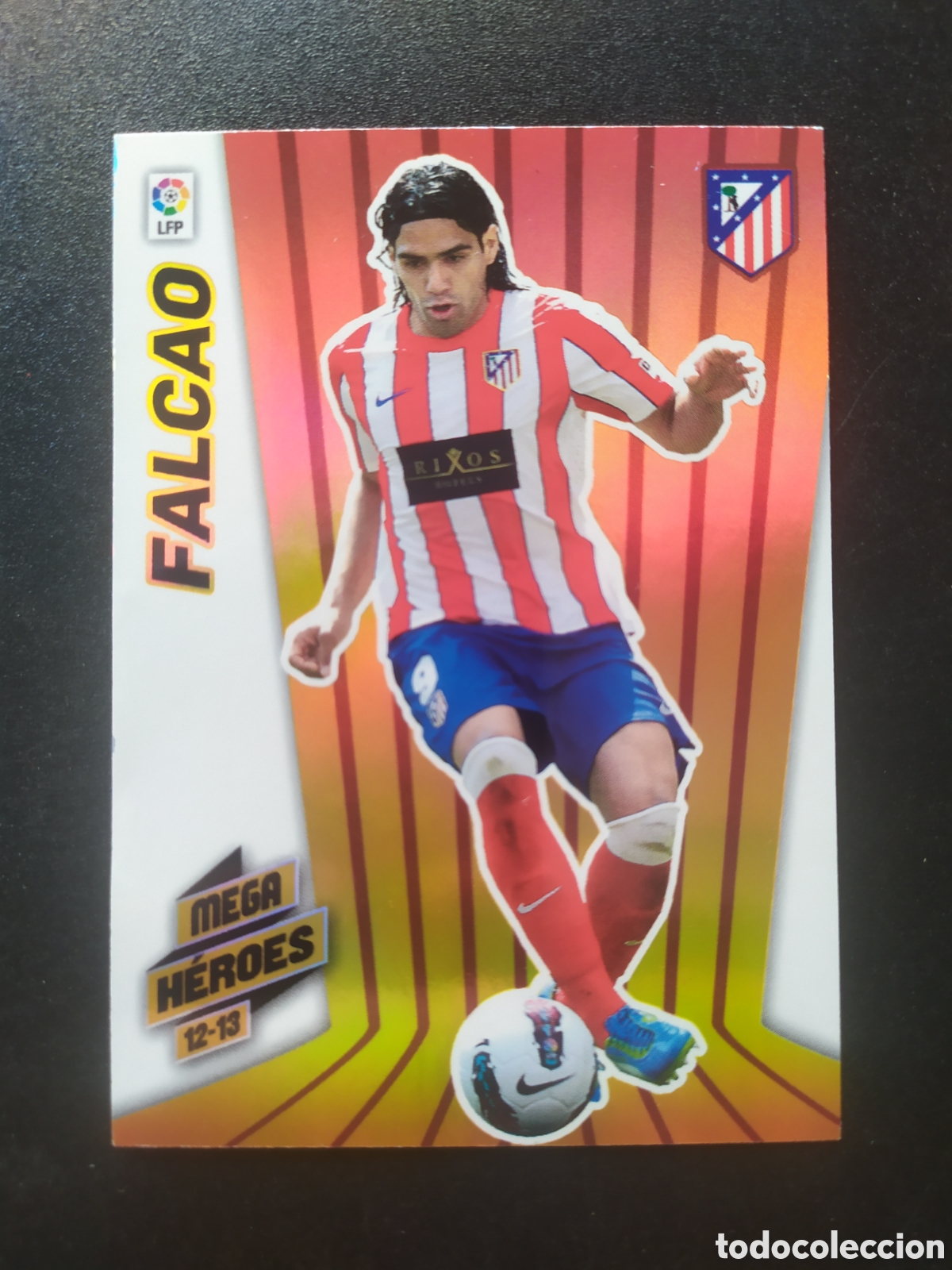 Cromos de f&uacute;tbol: Megacracks 2012 2013 12 13 panini Falcao mega heroes n&ordm; 369 Atl&eacute;tico Madrid