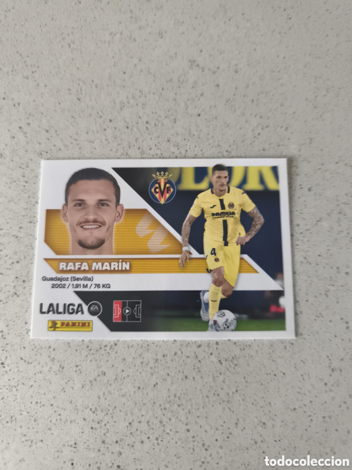 Figurine di Calcio: CROMO NUMERO 8B RAFA MARIN VILLARREAL. LIGA ESTE 26/27. PANINI.