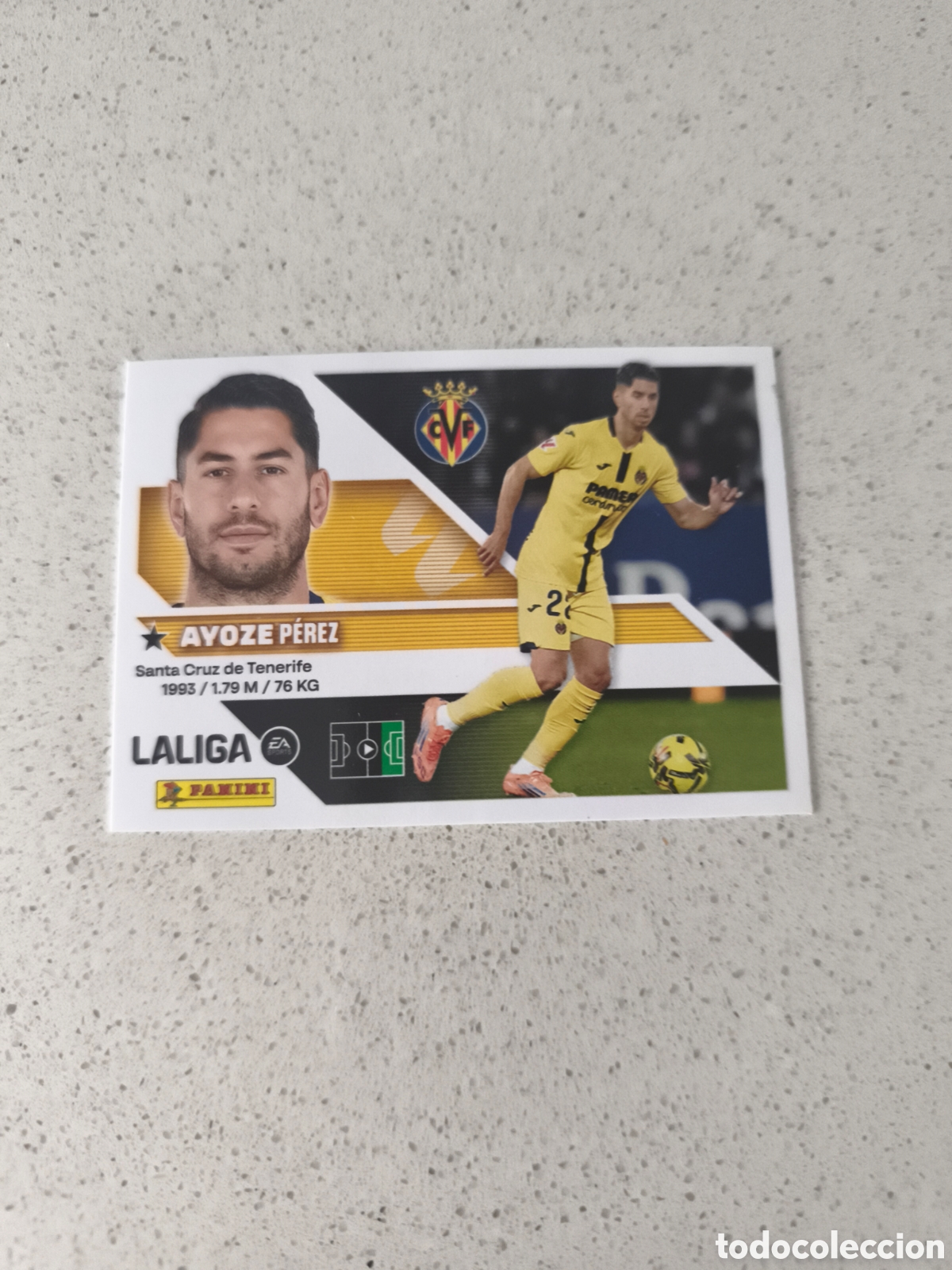 Cromos de Futebol: CROMO NUMERO 17 AYOZE VILLARREAL. LIGA ESTE 26/27. PANINI.