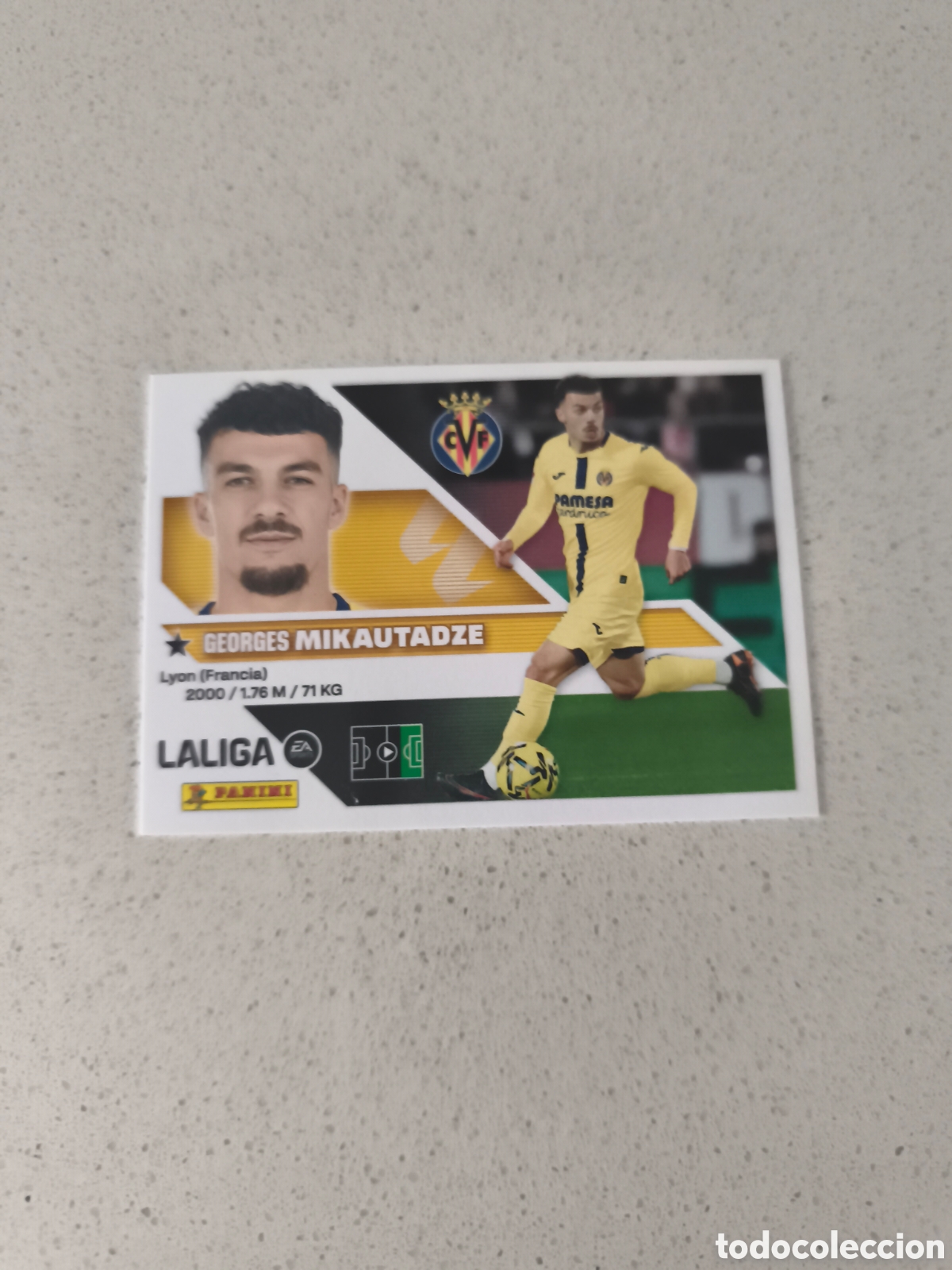Football Stickers: CROMO NUMERO 19 MIKAUTADZE VILLARREAL. LIGA ESTE 26/27. PANINI.
