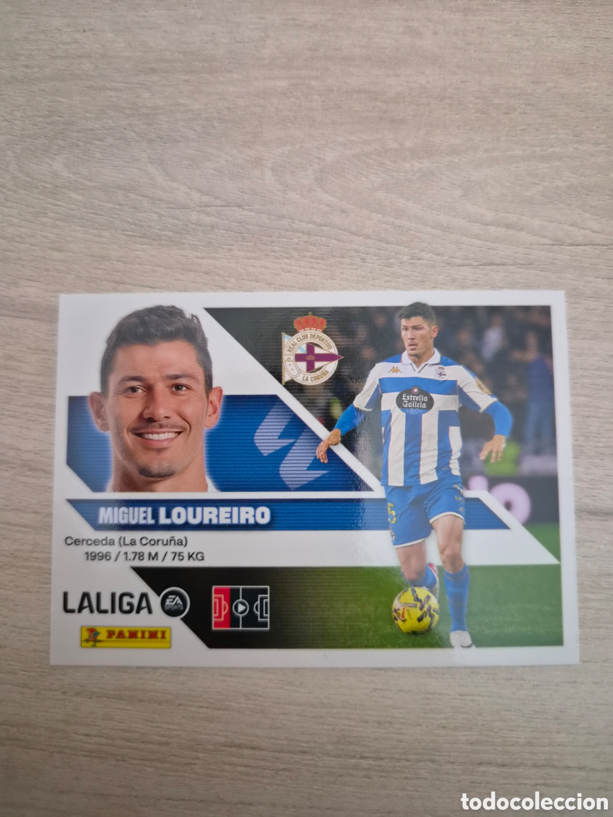 Cartes &agrave; collectionner de Football: N&deg;6 Deportivo La Coru&ntilde;a Loureiro Liga Este 26/27