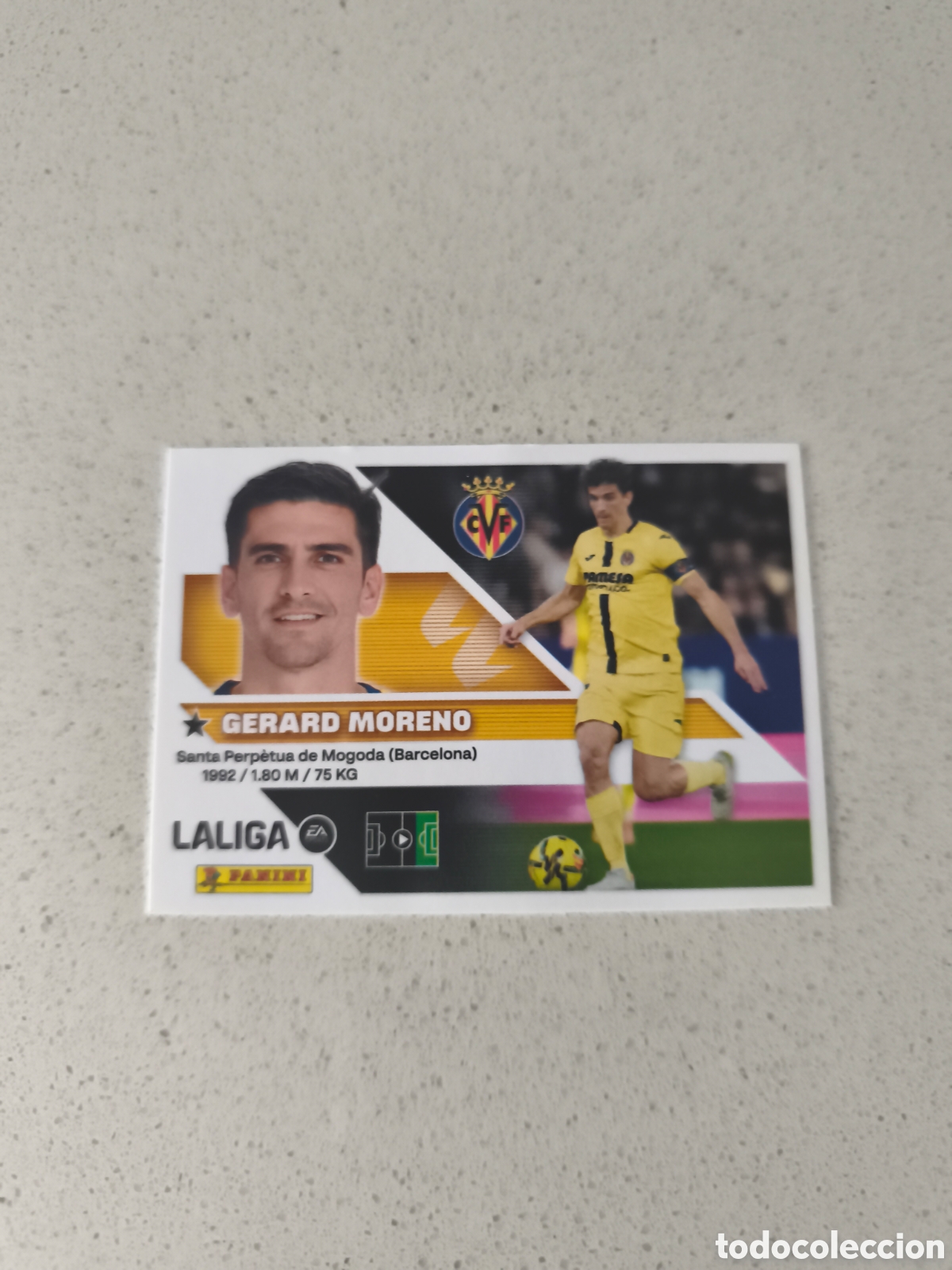 Cartes &agrave; collectionner de Football: CROMO NUMERO 20 GERARD MORENO VILLARREAL. LIGA ESTE 26/27. PANINI.