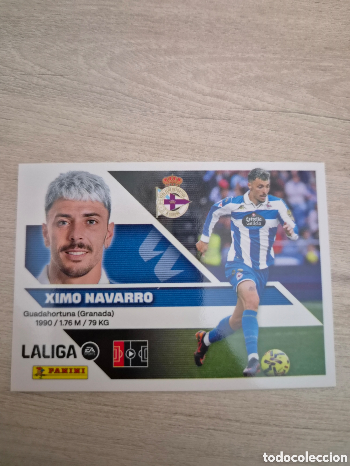 Cartes &agrave; collectionner de Football: N&deg;9A Deportivo La Coru&ntilde;a Ximo Navarro Liga Este 26/27