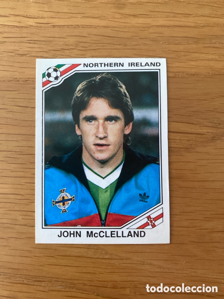 Cartes &agrave; collectionner de Football: Cromo panini mundial Mexico 86 n&uacute;mero 278 McClelland - Sticker album world cup 1986