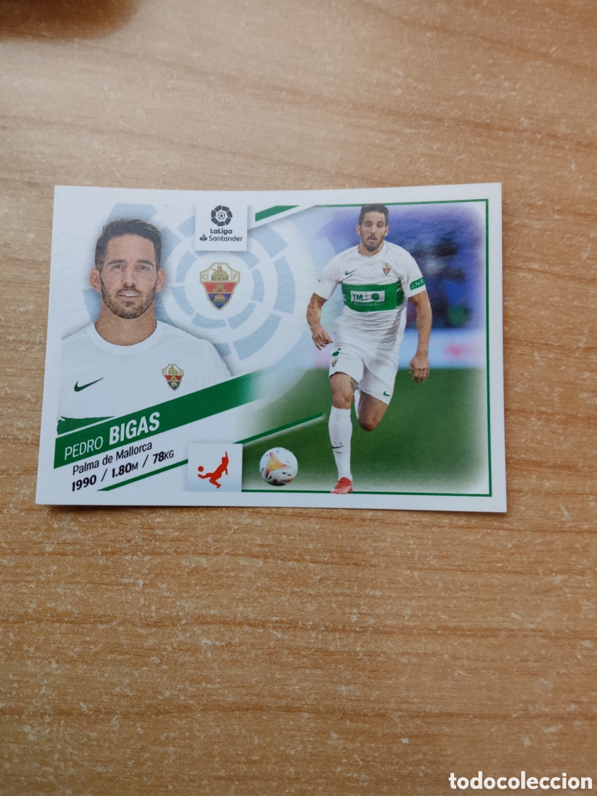 Cartes &agrave; collectionner de Football: 7 PEDRO BIGAS ELCHE LIGA ESTE 2022 2023