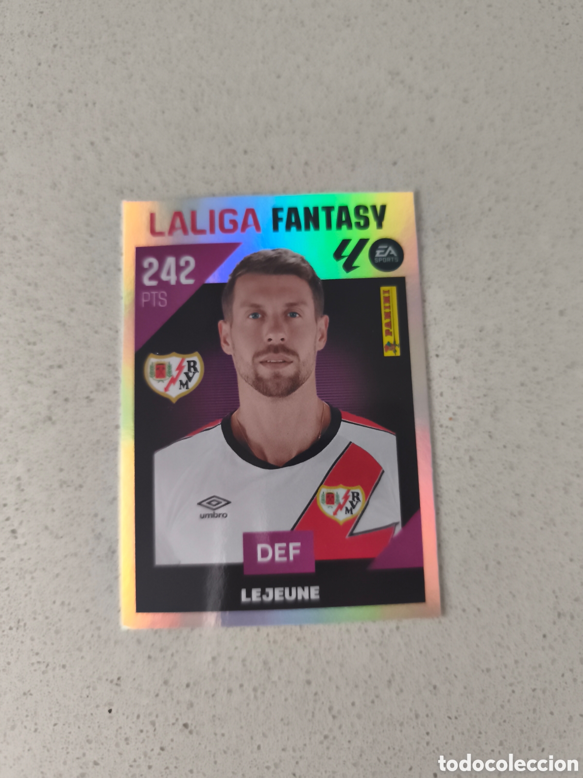 Cartes &agrave; collectionner de Football: CROMO NUMERO 3 LEJEUNE RAYO VALLECANO LA LIGA FANTASY. LIGA ESTE 26/27. PANINI.