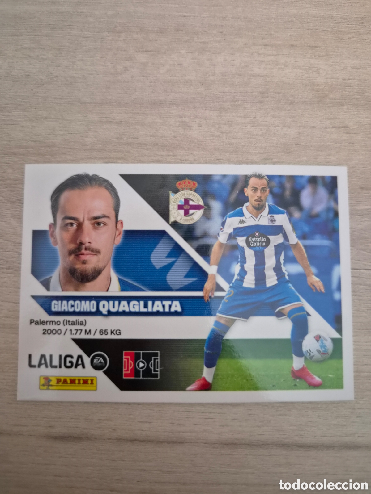 Cartes &agrave; collectionner de Football: N&deg;10 Deportivo La Coru&ntilde;a Quagliata Liga Este 26/27