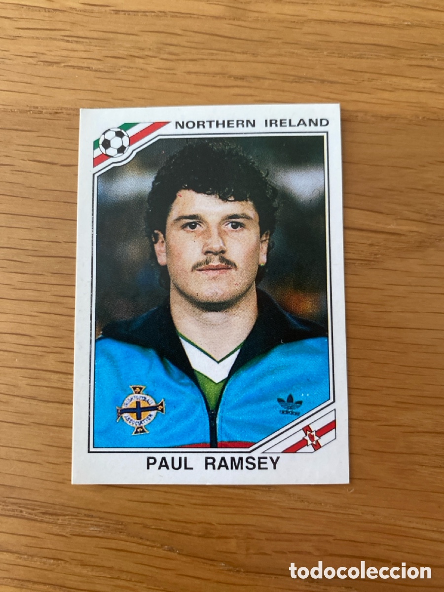 Cromos de f&uacute;tbol: Cromo panini mundial Mexico 86 n&uacute;mero 282 Ramsey - Sticker album world cup 1986