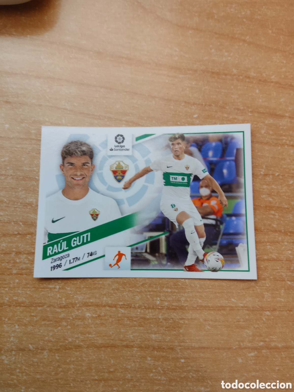 Cromos de f&uacute;tbol: 16 RAUL GUTI ELCHE LIGA ESTE 2022 2023