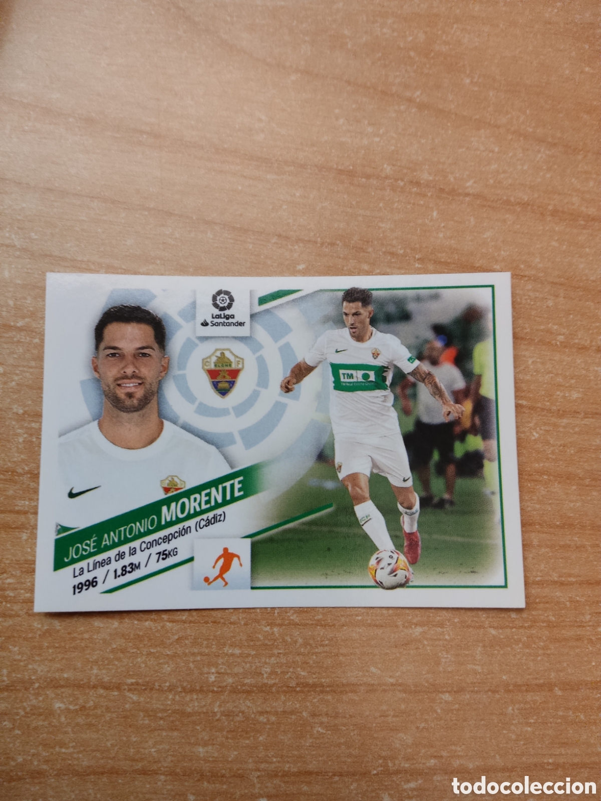 Cromos de Futebol: 17 JOSE ANTONIO MORENTE ELCHE LIGA ESTE 2022 2023