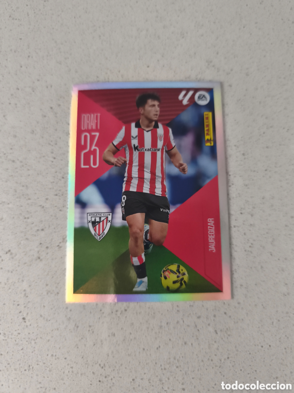 Cromos de Futebol: CROMO NUMERO 11 JAUREGIZAR ATHLETIC CLUB DE BILBAO DRAFT 23. LIGA 26/27. PANINI.