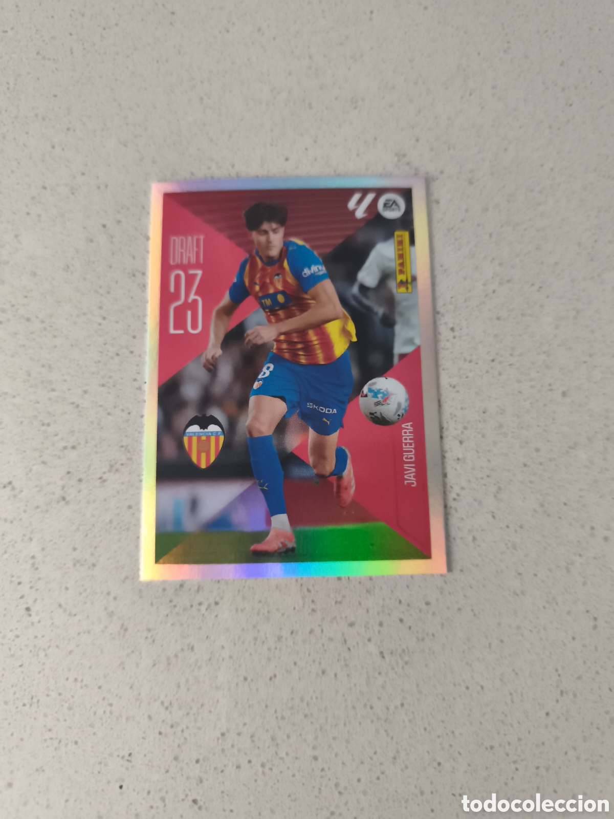 Cromos de Futebol: CROMO NUMERO 12 JAVI GUERRA VALENCIA DRAFT 23. LIGA 26/27. PANINI.