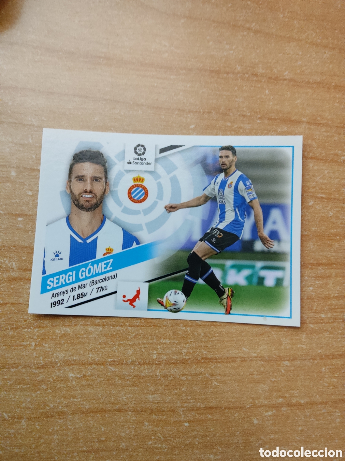 Fu&szlig;ball-Sticker: 6 SERGI GOMEZ ESPANYOL LIGA ESTE 2022 2023
