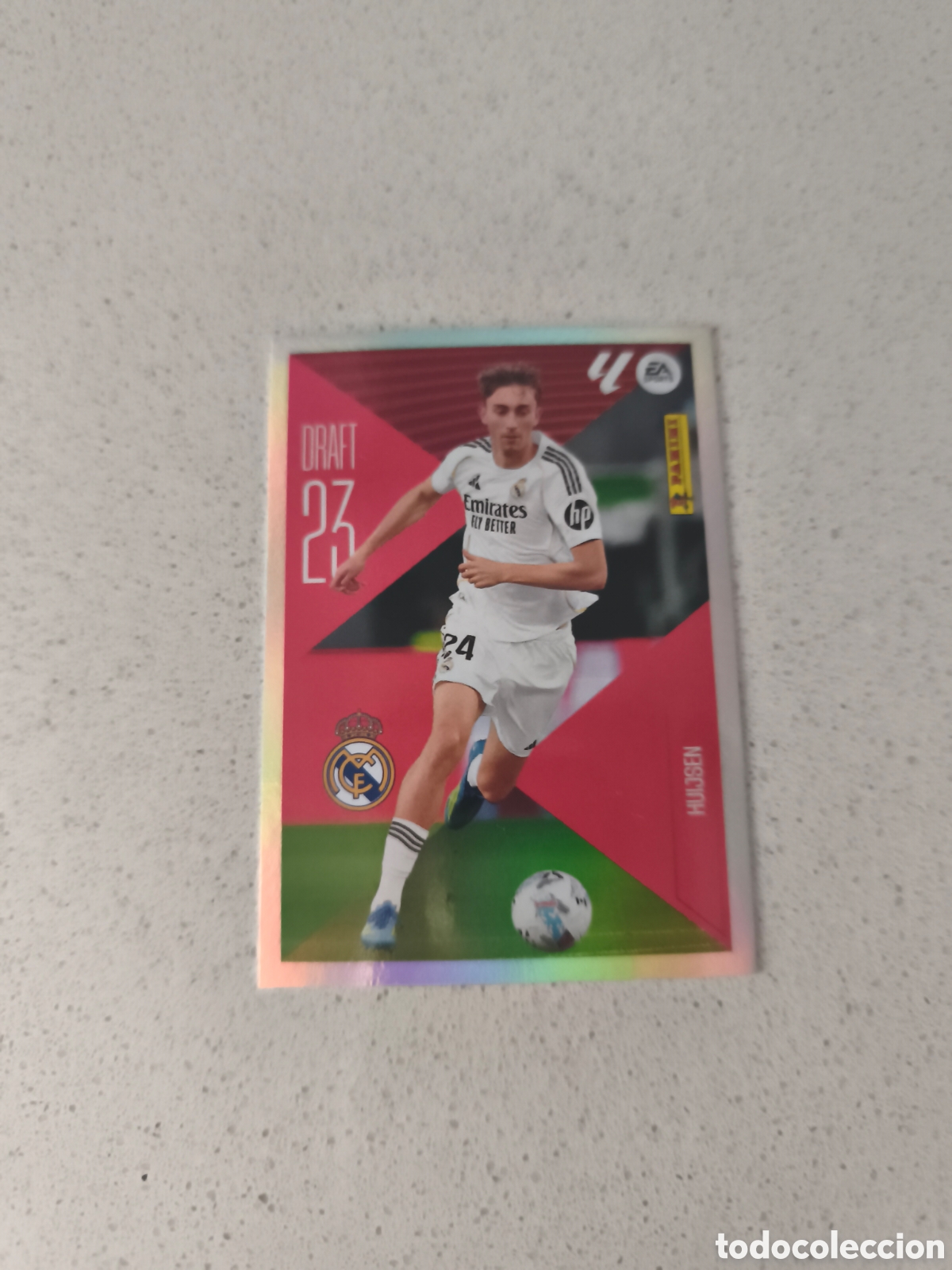 Fu&szlig;ball-Sticker: CROMO NUMERO 10 HUIJSEN REAL MADRID DRAFT 23. LIGA 26/27. PANINI.