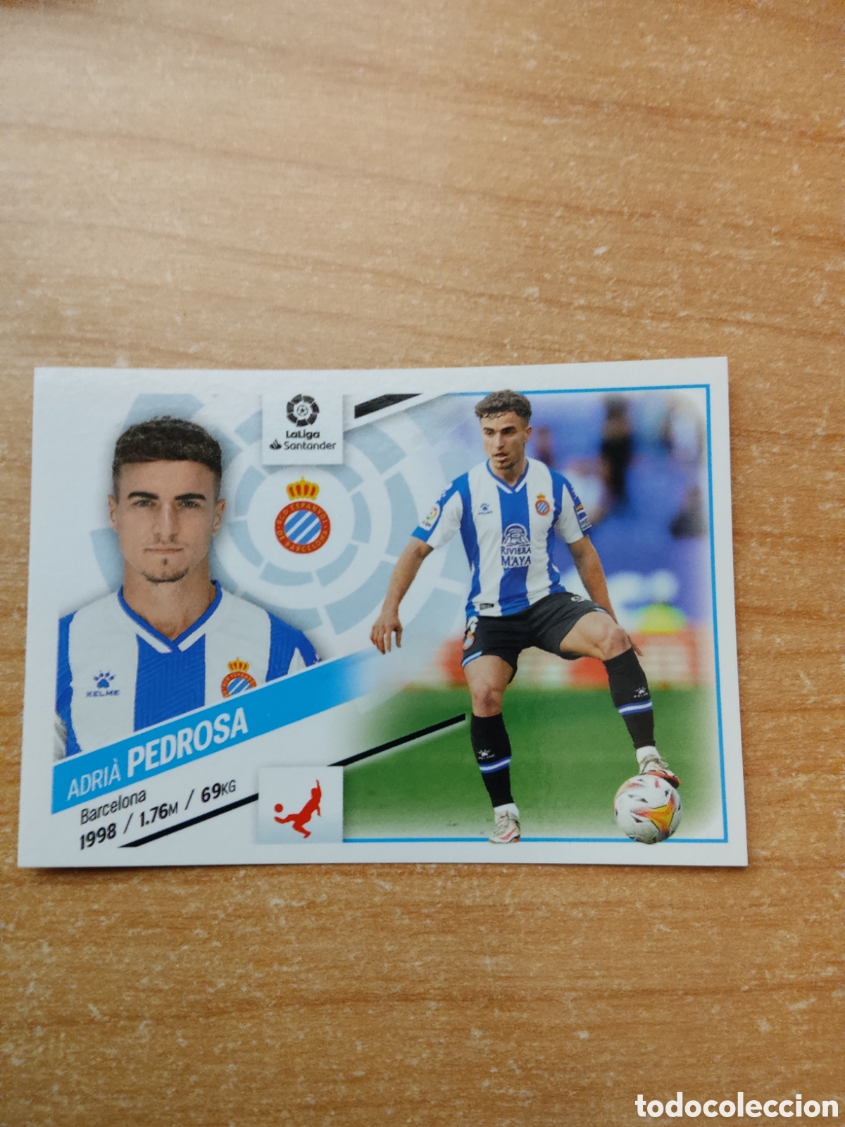Fu&szlig;ball-Sticker: 9 ADRIA PEDROSA ESPANYOL LIGA ESTE 2022 2023