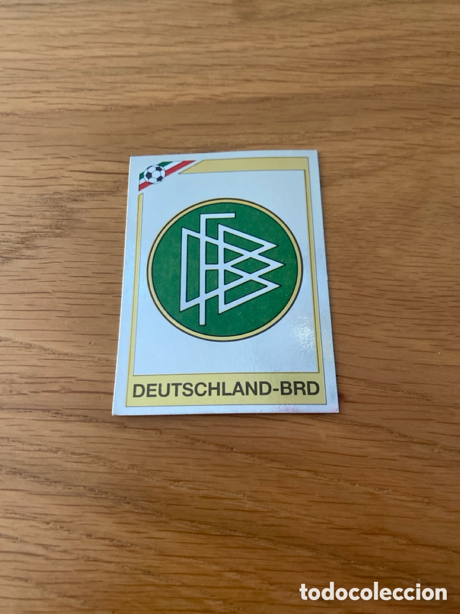 Cromos de Futebol: Cromo panini mundial Mexico 86 n&uacute;mero 292 escudo Alemania - Sticker album world cup 1986