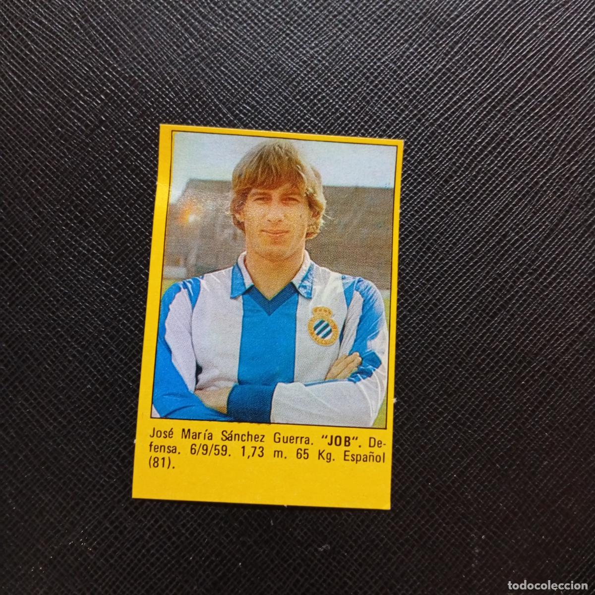 Fu&szlig;ball-Sticker: JOB ESPA&Ntilde;OL CROMO SUPER ROLLAN 1984 CROMO FUTBOL LIGA 84 - DESPEGADO - A149 PG6