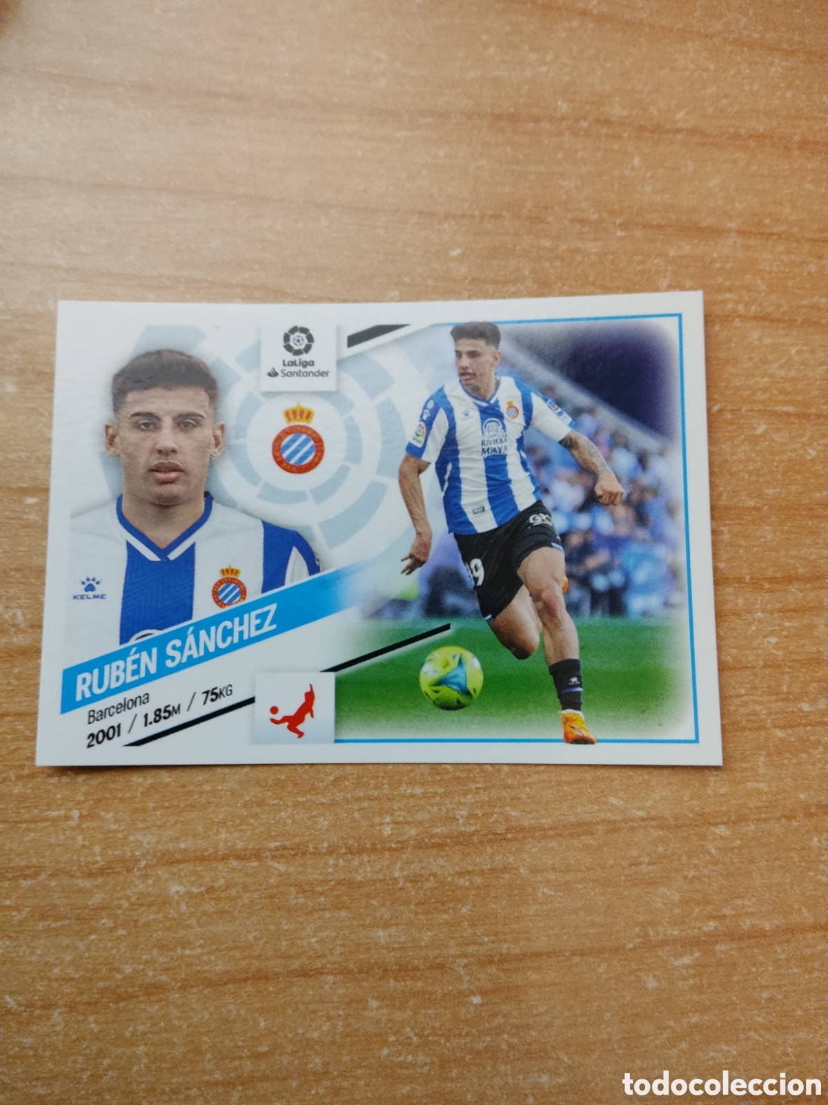 Fu&szlig;ball-Sticker: 11 BIS RUBEN SANCHEZ ESPANYOL LIGA ESTE 2022 2023