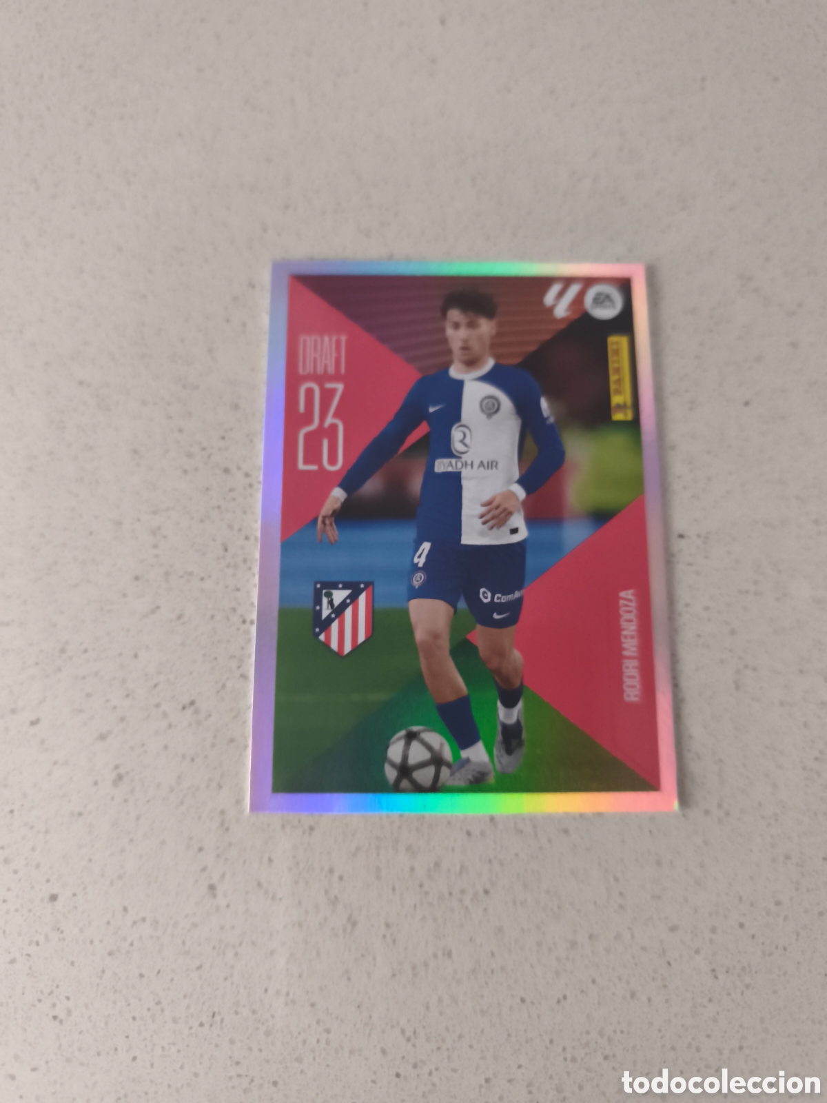 Fu&szlig;ball-Sticker: CROMO NUMERO 21 RODRI MENDOZA ATLETICO DE MADRID DRAFT 23. LIGA 26/27. PANINI.