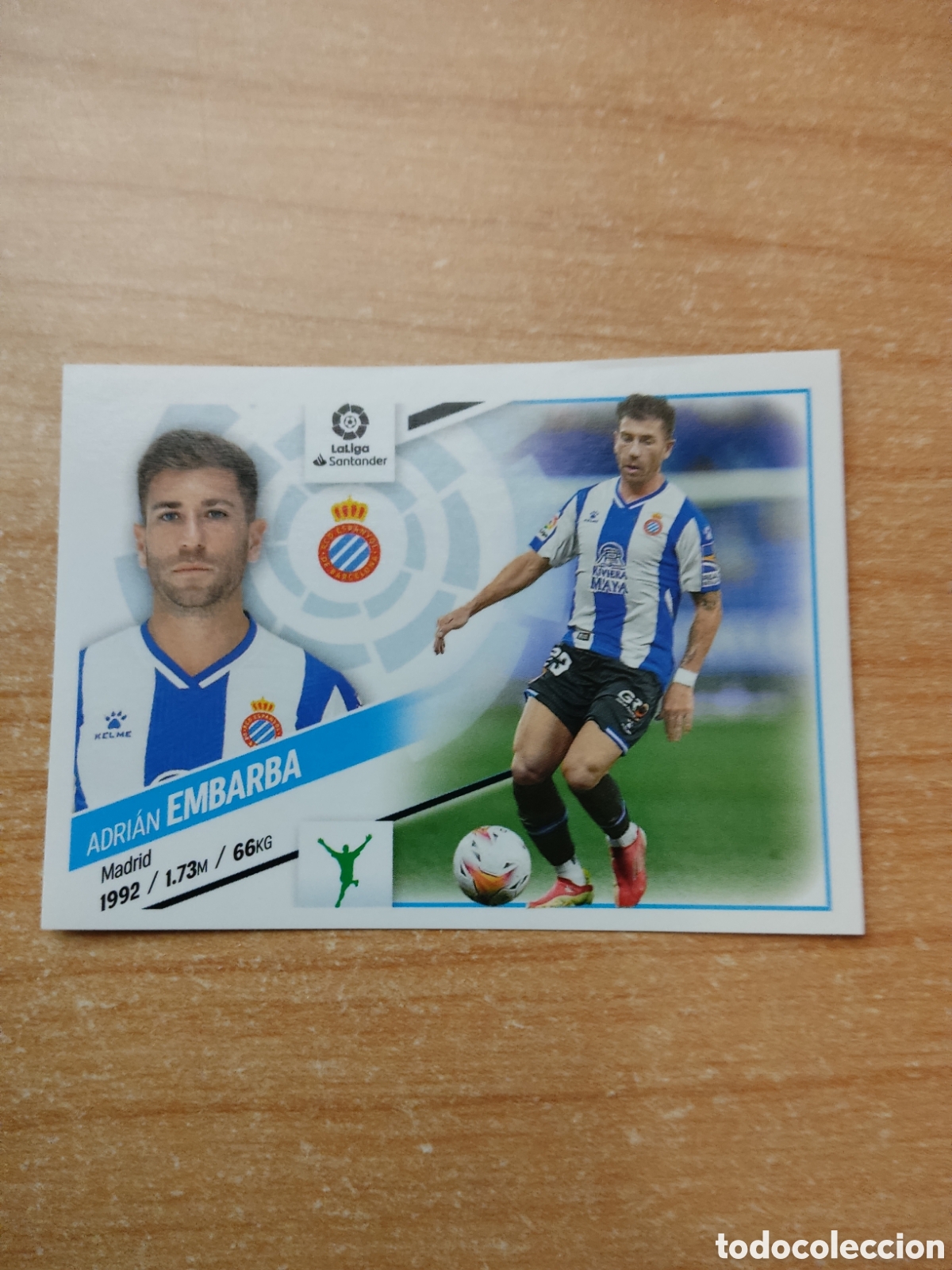 Figurine di Calcio: 17 ADRIAN EMBARBA ESPANYOL LIGA ESTE 2022 2023
