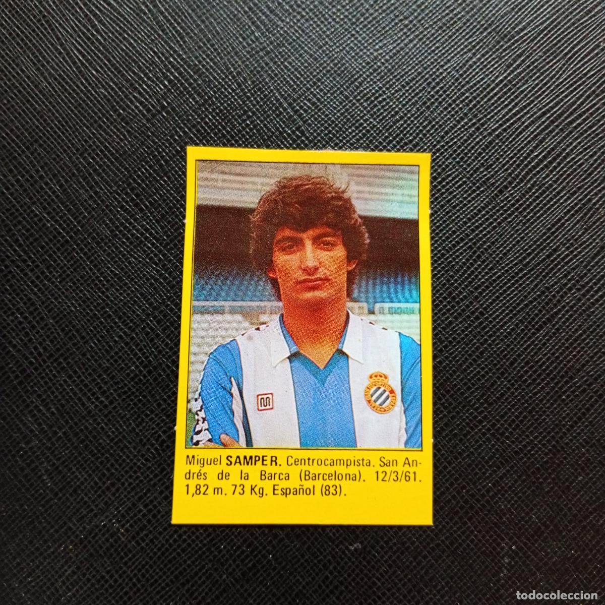 Figurine di Calcio: SAMPER ESPA&Ntilde;OL CROMO SUPER ROLLAN 1984 CROMO FUTBOL LIGA 84 - DESPEGADO - A149 PG6