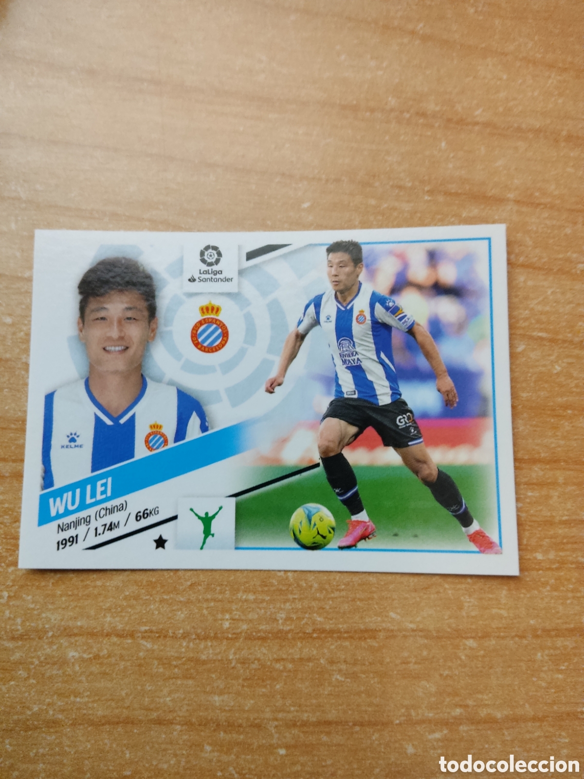 Figurine di Calcio: 18 WU LEI ESPANYOL LIGA ESTE 2022 2023