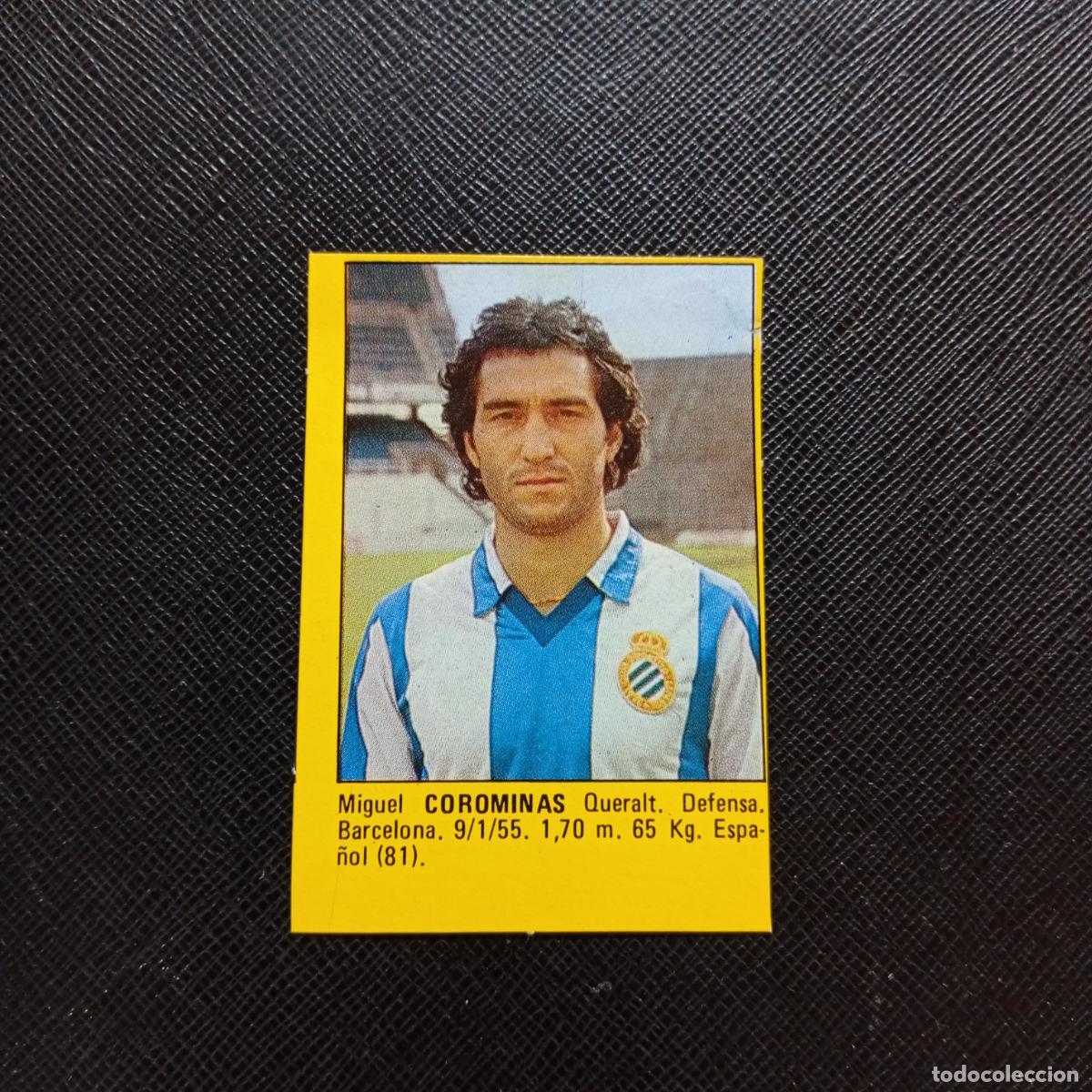 Figurine di Calcio: COROMINAS ESPA&Ntilde;OL CROMO SUPER ROLLAN 1984 CROMO FUTBOL LIGA 84 - DESPEGADO - A149 PG6