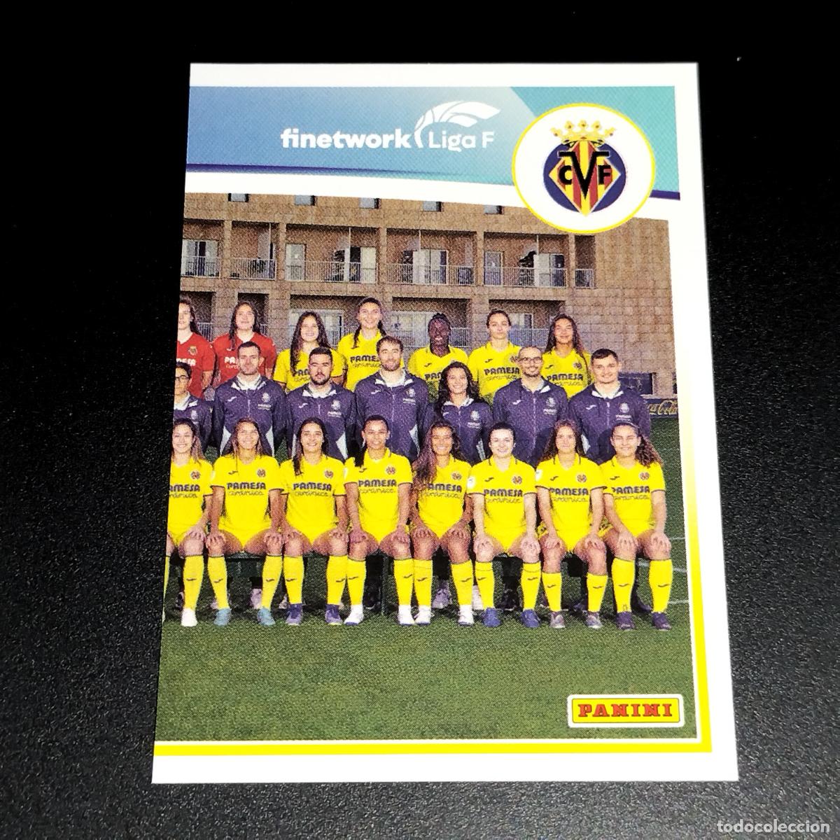 Cromos de f&uacute;tbol: N&ordm; 49 EQUIPO PLANTILLA VILLARREAL CROMOS FINETWORK LIGA F FEMENINA PANINI 2022 2023 22 23