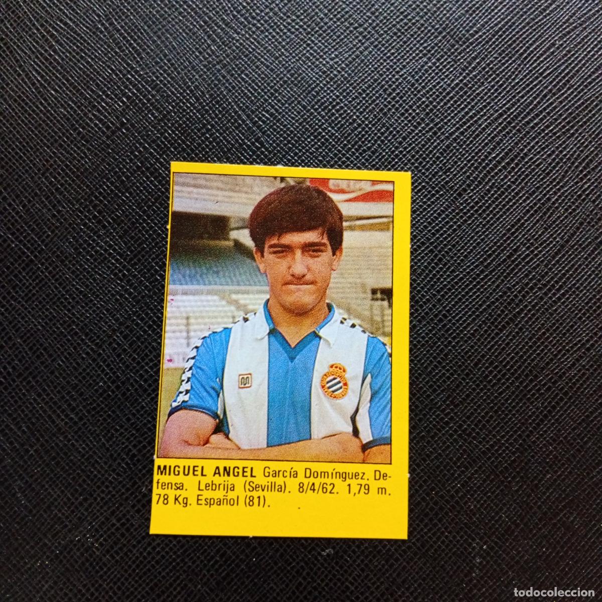 Cromos de f&uacute;tbol: MIGUEL ANGEL ESPA&Ntilde;OL CROMO SUPER ROLLAN 1984 CROMO FUTBOL LIGA 84 - DESPEGADO - A149 PG6