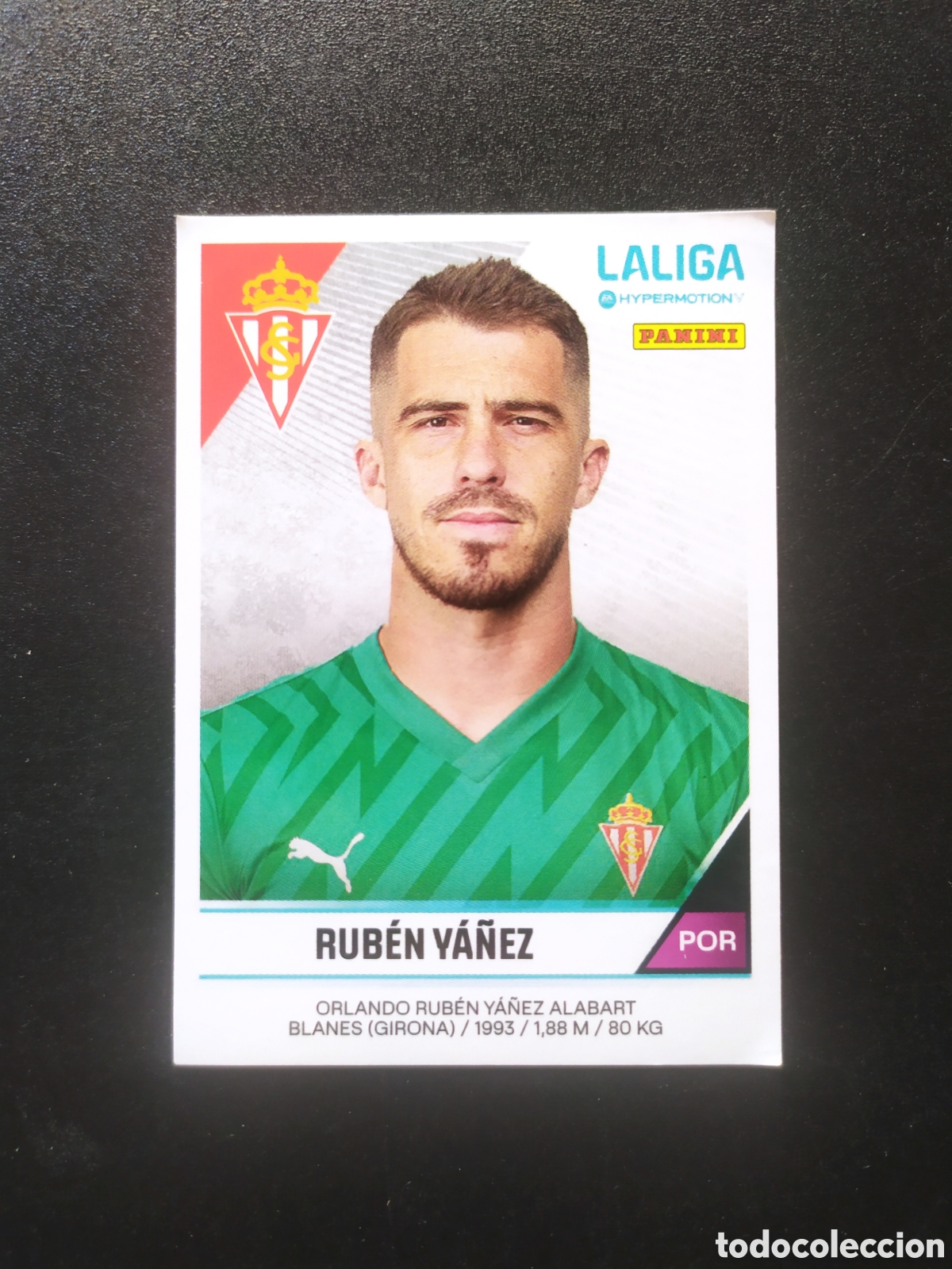 Cromos de f&uacute;tbol: Liga Hypermotion 2024 2025 24 25 panini Rub&eacute;n Ya&ntilde;ez n&deg; 365 Sporting Gijon