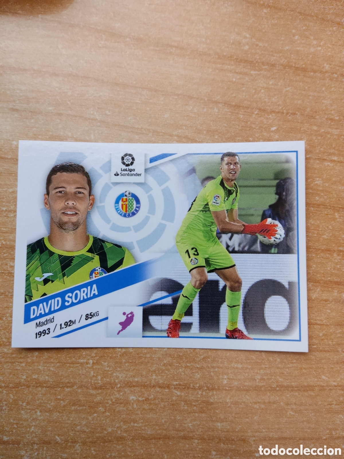 Cromos de f&uacute;tbol: 3 DAVID SORIA GETAFE LIGA ESTE 2022 2023