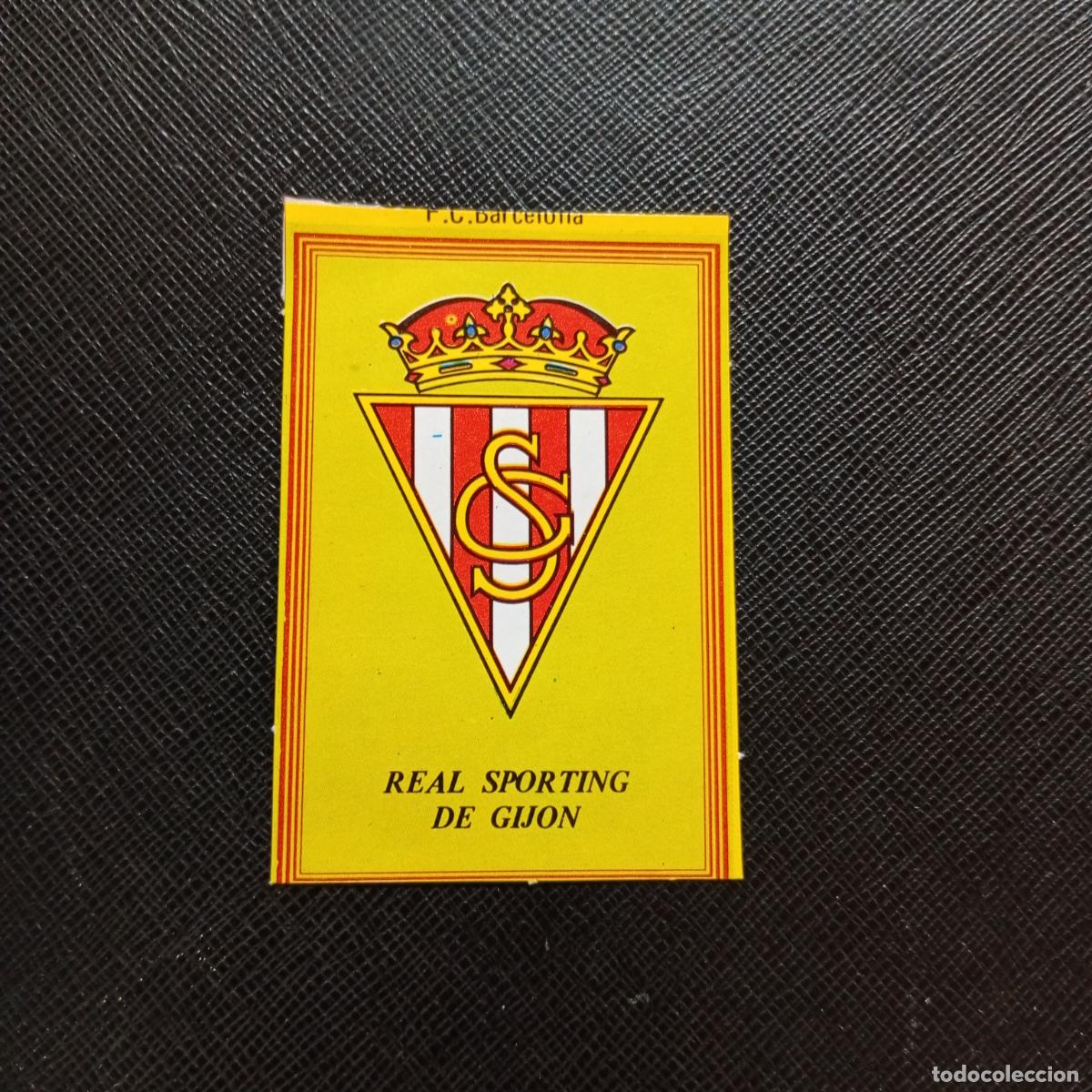 Cromos de f&uacute;tbol: ESCUDO SPORTING GIJON CROMO SUPER ROLLAN 1984 CROMO FUTBOL LIGA 84 - DESPEGADO - A149 PG6