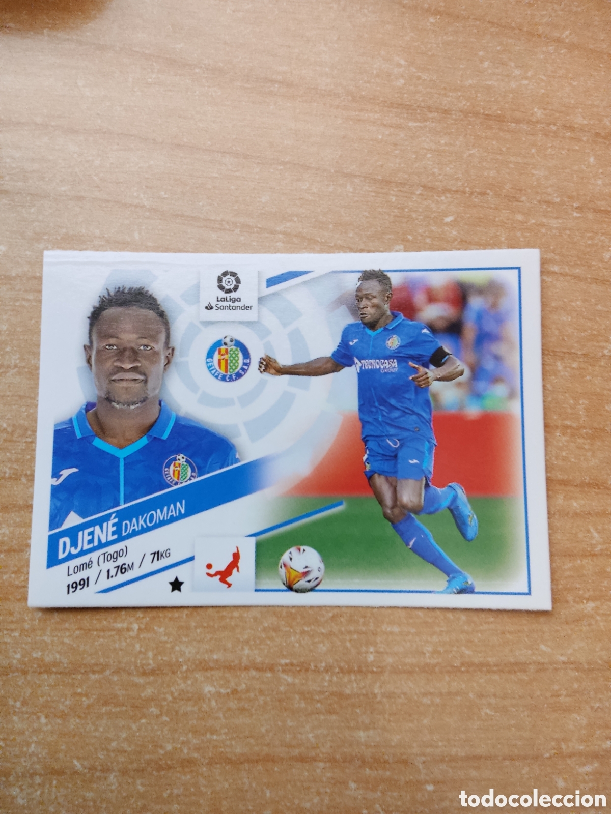 Cromos de f&uacute;tbol: 7 DJENE GETAFE LIGA ESTE 2022 2023
