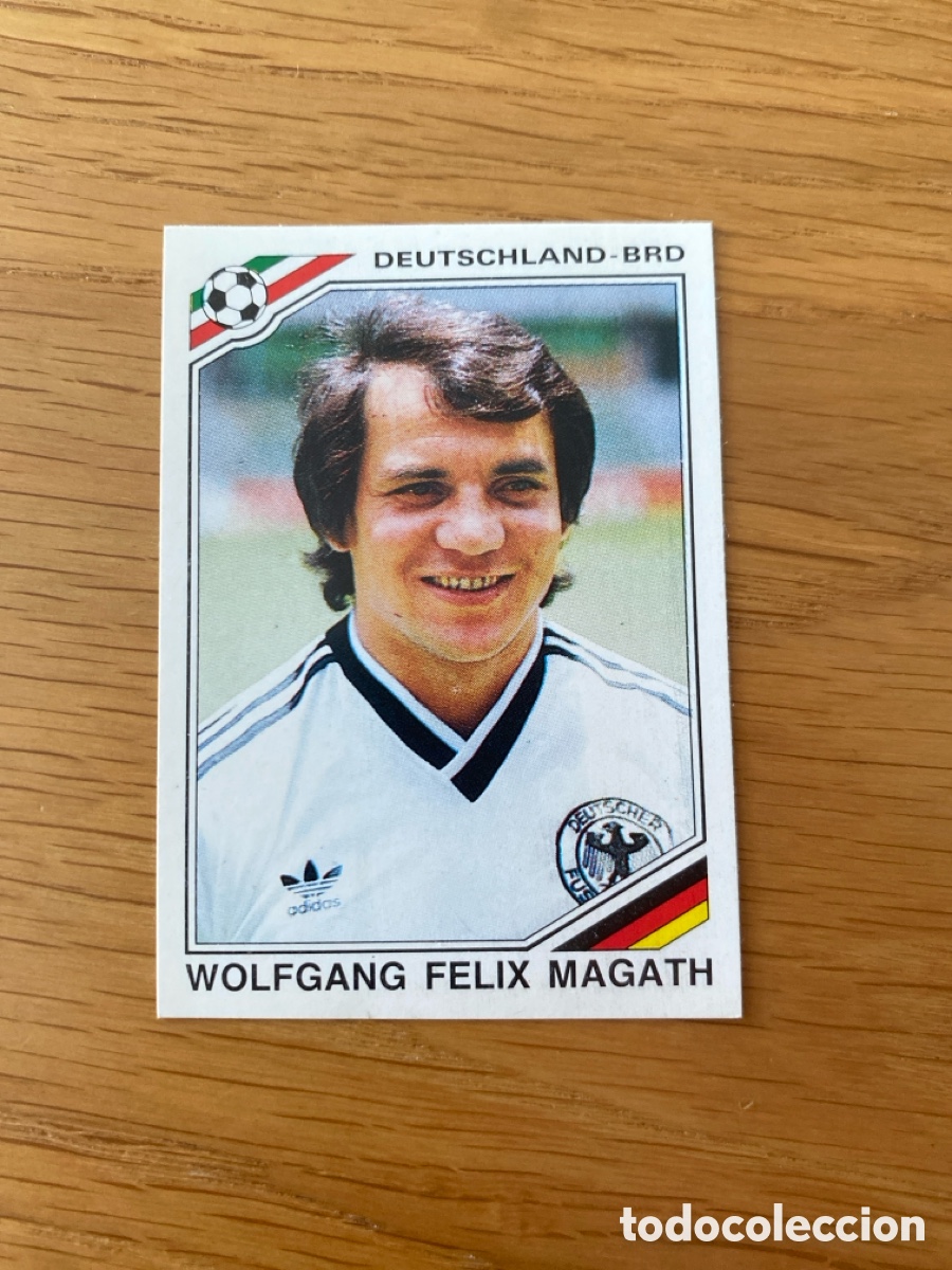 Cromos de f&uacute;tbol: Cromo panini mundial Mexico 86 n&uacute;mero 304 Magath - Sticker album world cup 1986
