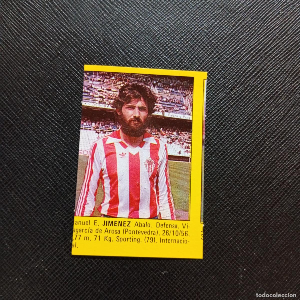 Cromos de f&uacute;tbol: JIMENEZ SPORTING GIJON CROMO SUPER ROLLAN 1984 CROMO FUTBOL LIGA 84 - DESPEGADO - A149 PG7
