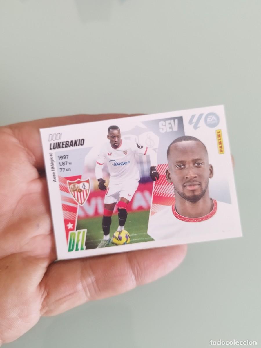 Cromos de f&uacute;tbol: CROMO LUKEBAKIO 18 SEVILLA LIGA 25 26 2025 2026 ESTE PANINI NUNCA PEGADo.