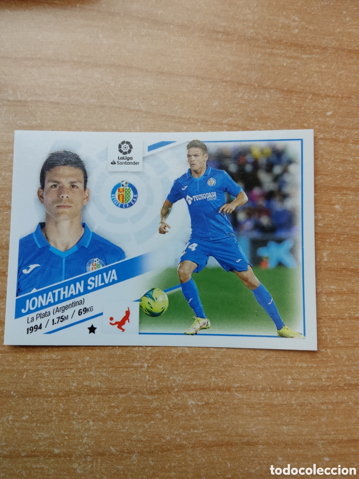 Cromos de f&uacute;tbol: 10 JONATHAN SILVA GETAFE LIGA ESTE 2022 2023