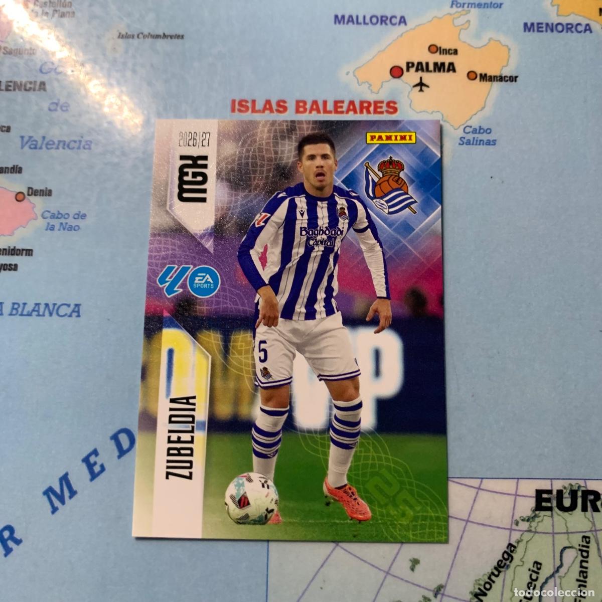 Cromos de f&uacute;tbol: Zubeldia n&uacute;mero 312 de la Real Sociedad megacracks 26-27 2026-2027