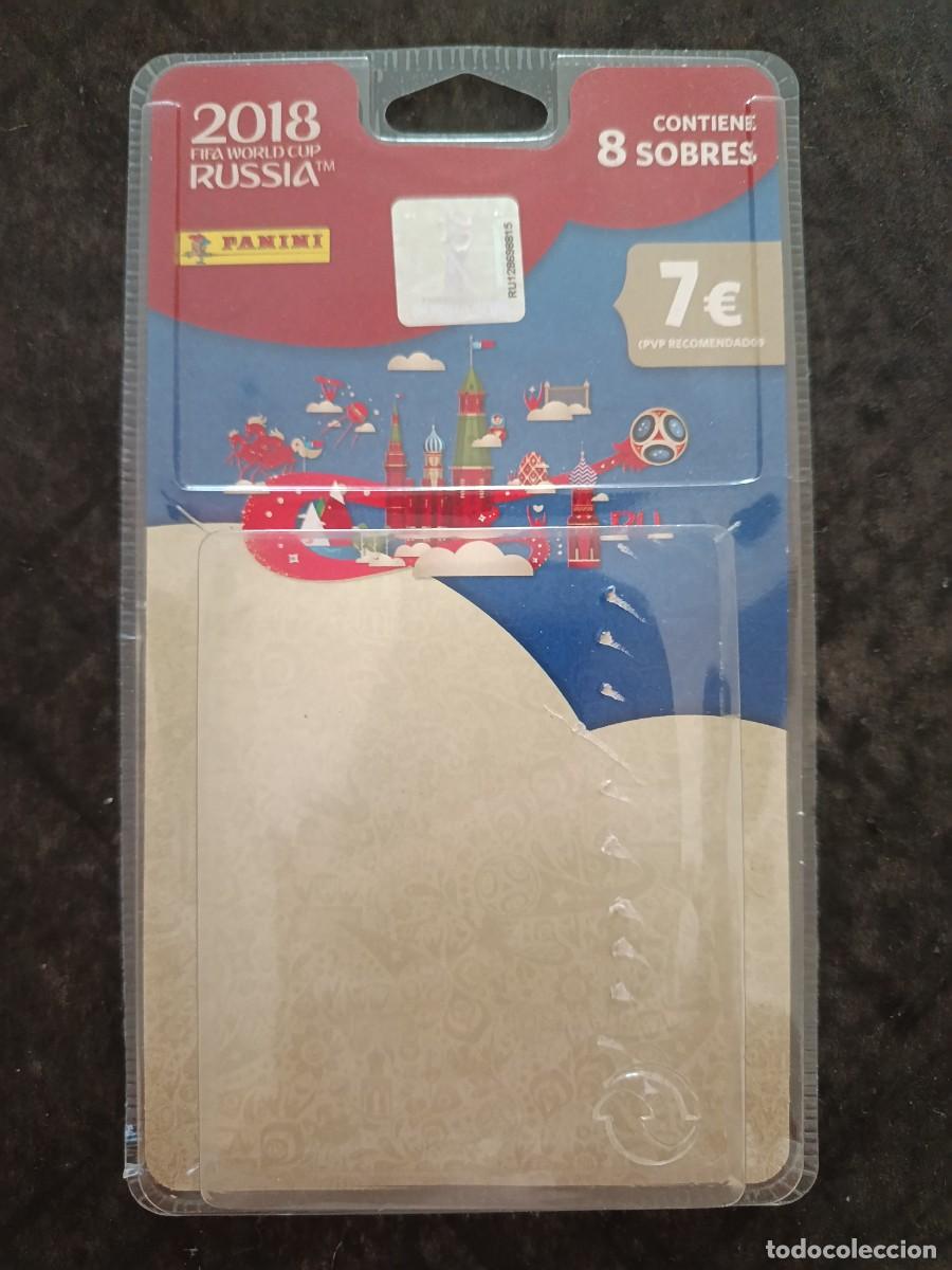 Cromos de f&uacute;tbol: MUNDIAL RUSIA 2018. BLISTER VACIO
