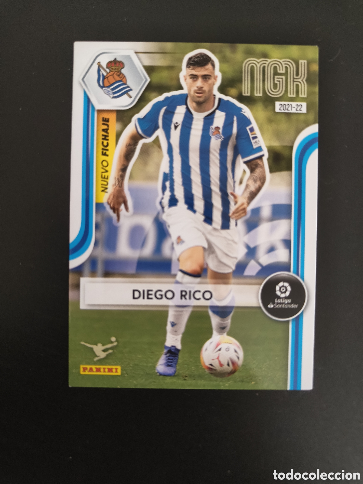 Cromos de f&uacute;tbol: Megacracks 2021/22 465 Diego Rico Real Sociedad Nuevo Fichaje
