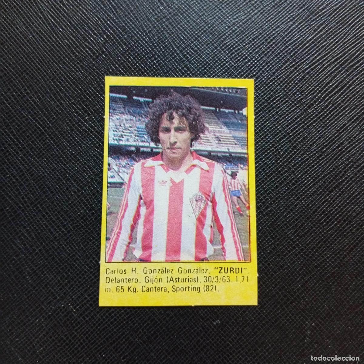 Cromos de f&uacute;tbol: ZURDI SPORTING GIJON CROMO SUPER ROLLAN 1984 CROMO FUTBOL LIGA 84 - DESPEGADO - A149 PG7