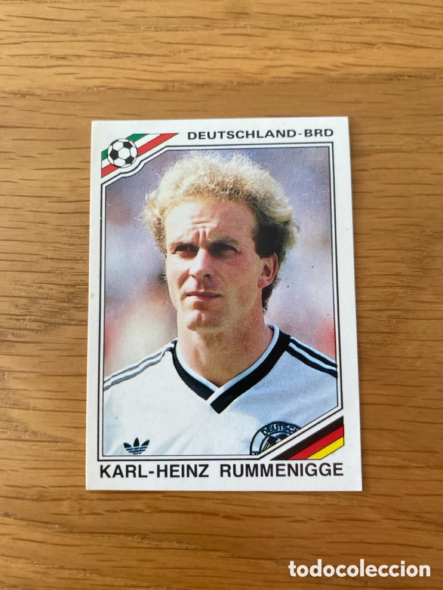 Cromos de Futebol: Cromo panini mundial Mexico 86 n&uacute;mero 307 Rummenigge - Sticker album world cup 1986