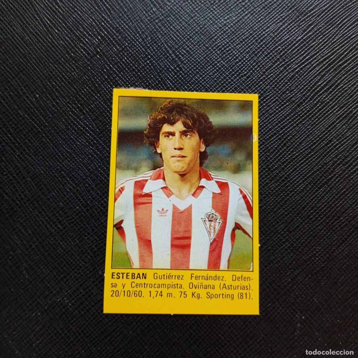 Figurine di Calcio: ESTEBAN SPORTING GIJON CROMO SUPER ROLLAN 1984 CROMO FUTBOL LIGA 84 - DESPEGADO - A149 PG7