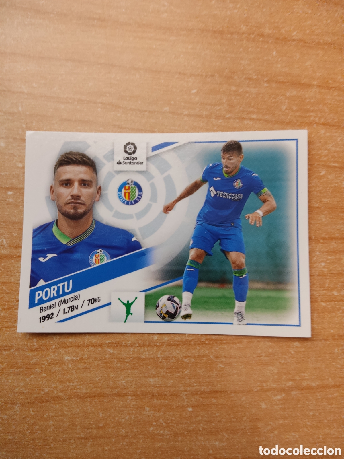 Cromos de f&uacute;tbol: 6 PORTU ULTIMO FICHAJE GETAFE LIGA ESTE 2022 2023