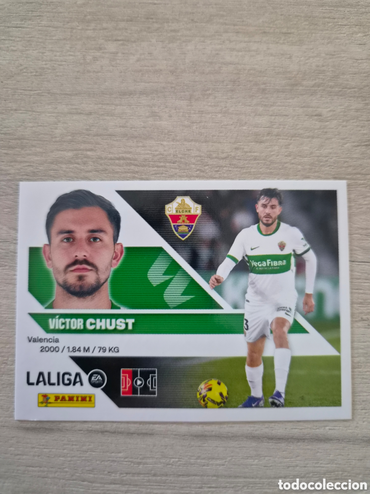 Cromos de f&uacute;tbol: N&deg;6 Elche Chust Liga Este 26/27