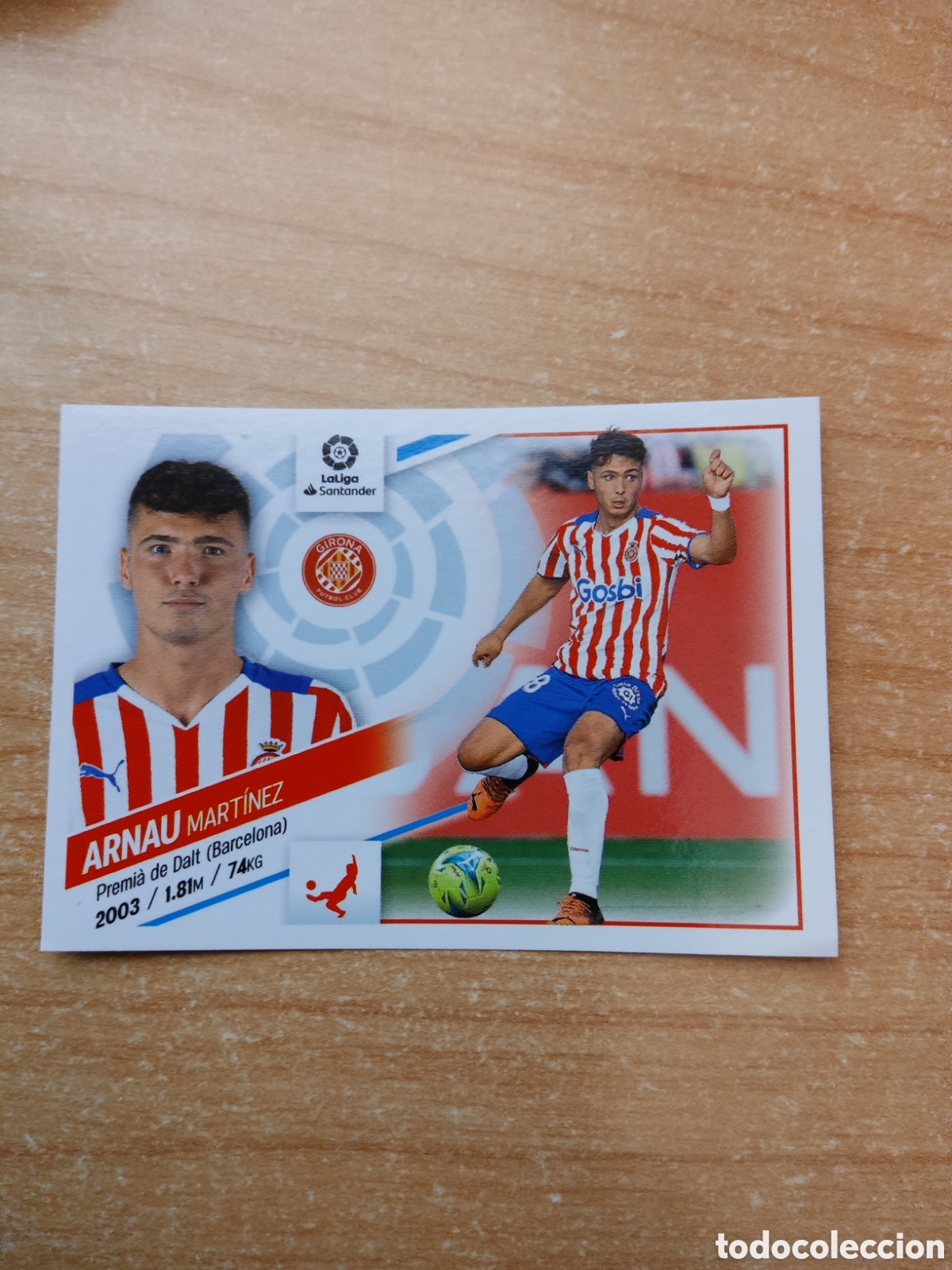 Football Stickers: 5 ARNAU MARTINEZ GIRONA LIGA ESTE 2022 2023